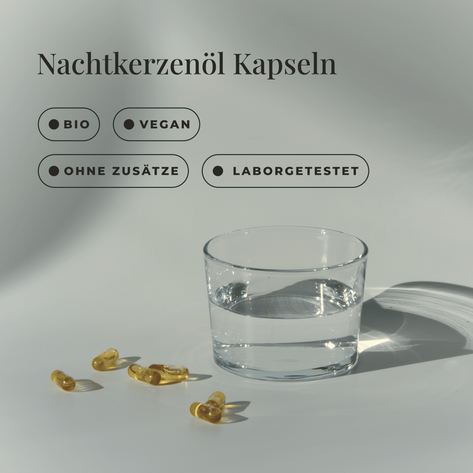 Bio Nachtkerzenöl Kapseln | 180 Kapseln - Heros Health
