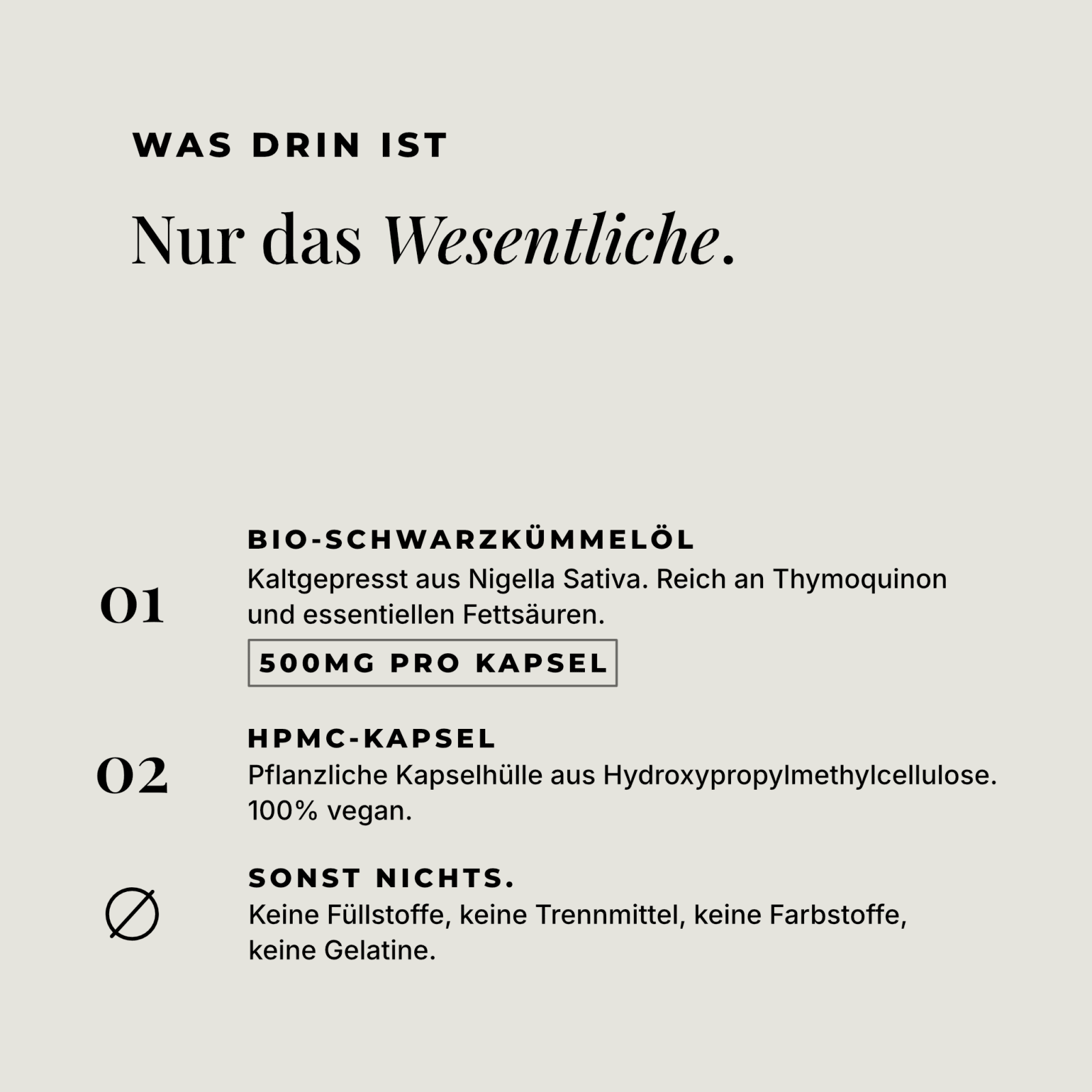 Bio Schwarzkümmelöl Kapseln | 180 Kapseln - Heros Health