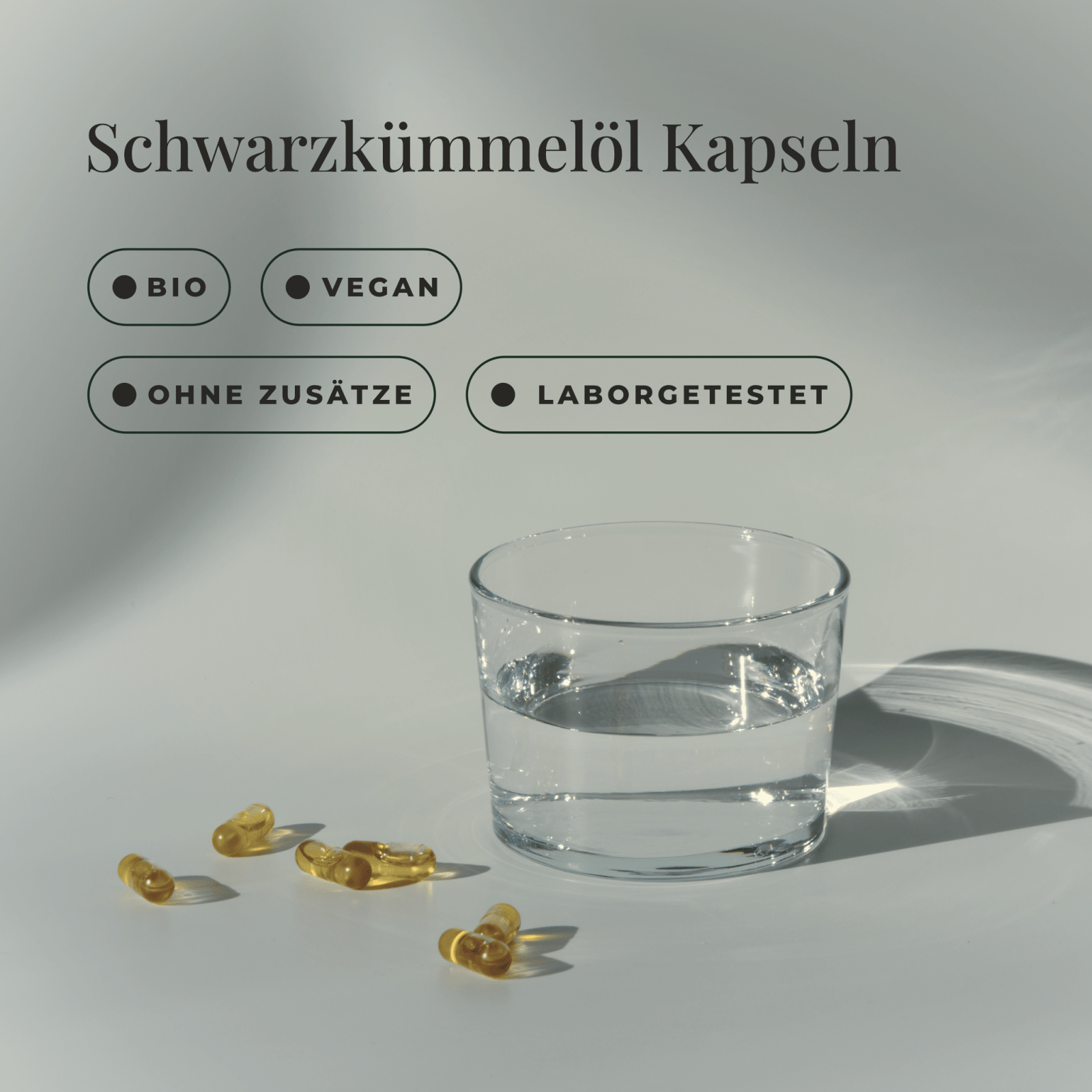 Bio Schwarzkümmelöl Kapseln | 180 Kapseln - Heros Health